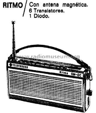 Ritmo OM-OC BT-28207; Telefunken (ID = 959106) Radio