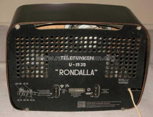 Rondalla U-1535; Telefunken (ID = 735650) Radio