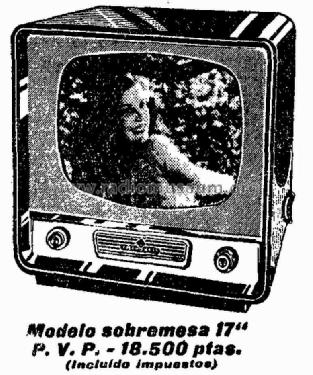Sobremesa 17 FE-112 /43T ; Telefunken (ID = 968301) Television