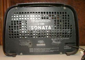 Sonata U4165; Telefunken (ID = 55826) Radio