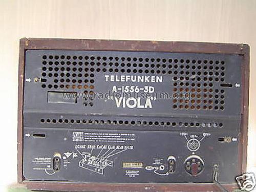 Viola A-1556-3D; Telefunken (ID = 564051) Radio