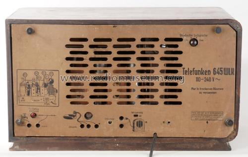 Fünfer Luxus 645WLK ; Telefunken; Wien (ID = 2559475) Radio