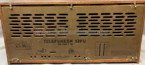 Gross-Super 539U ; Telefunken; Wien (ID = 2795570) Radio