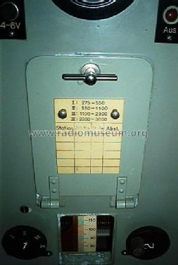 Empfangsanlage E31 Spez 470 Bs; Telefunken; Zürich (ID = 1859424) Mil Re
