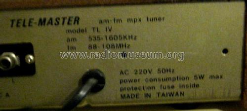 Tele Master TL IV; Unknown - CUSTOM (ID = 2596299) Radio