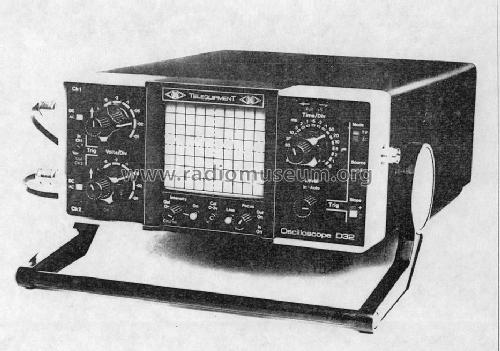 Dual Channel Oscilloscope D32; Telequipment Ltd.; (ID = 542298) Equipment