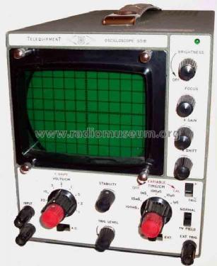 Oscilloscope S51B; Telequipment Ltd.; (ID = 328489) Equipment