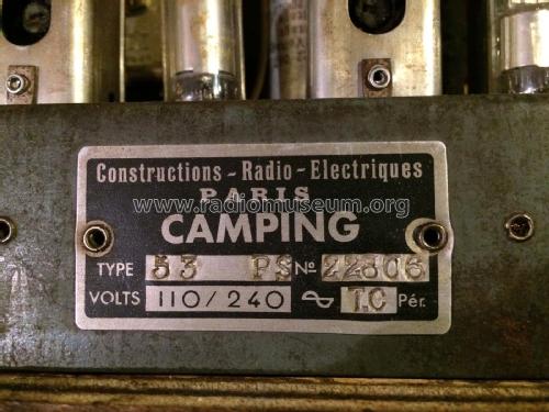 Camping 53 PS; Téléson-Radio; Paris (ID = 1749827) Radio