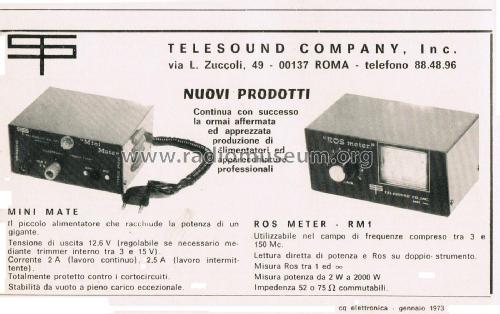Mini Mate ; Telesound Company (ID = 2750509) Strom-V