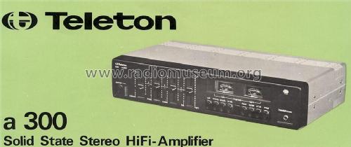 Solid State Stereo HiFi Amplifier A-300; Teleton Gruppe (ID = 795373) Ampl/Mixer