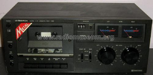Stereo Hi-Fi Cassette Deck C380BL; Teleton Gruppe (ID = 1566024) R-Player