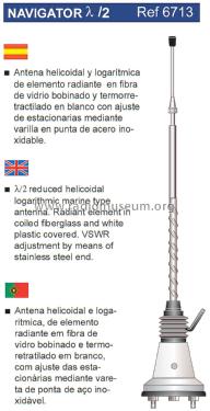 Navigator 1/2-λ ref 6713; Televés; Santiago de (ID = 3032706) Antena