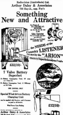 7 Valve Battery Superhet ; Television and Radio (ID = 2062135) Radio