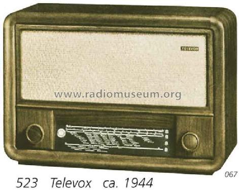 523; Televox Marke der (ID = 2506) Radio