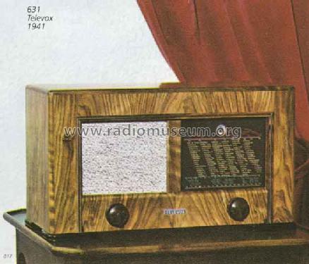 631; Televox Marke der (ID = 2501) Radio