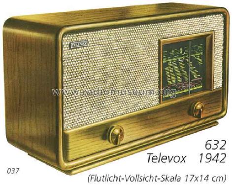 632; Televox Marke der (ID = 2503) Radio