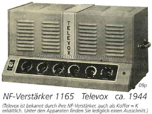 65-Watt-NF-Verstärker 1165; Televox Marke der (ID = 2507) Ampl/Mixer