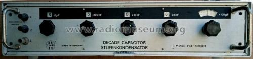 Kondenzátordekád - Decade Capacitor TR-9308; Telmes Szövetkezet (ID = 3034250) Ausrüstung