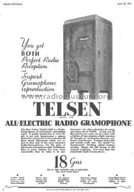 All-Electric Radio Gramophone 1240; Telsen Electric Co. (ID = 3154225) Radio
