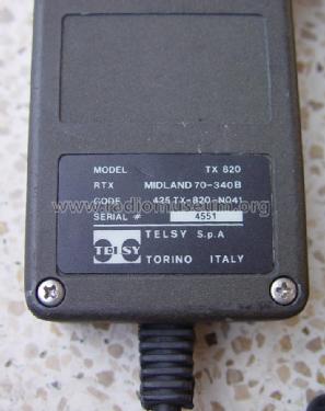 Mic-speaker scrambler TX-820; Telsy Elettronica e (ID = 1655089) Micrófono/PU