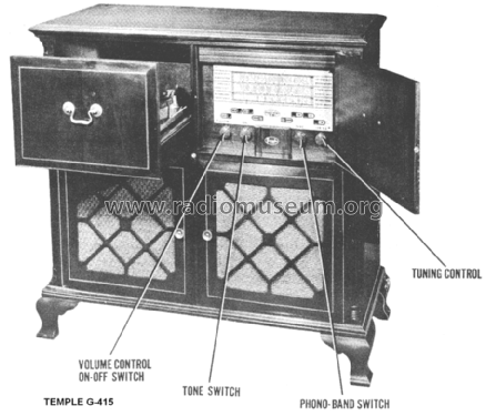 G-1430 ; Templetone Radio Mfg (ID = 1385490) Radio