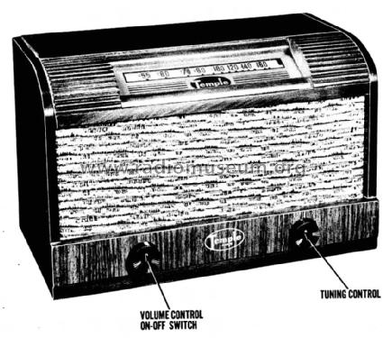 G-515 ; Templetone Radio Mfg (ID = 829661) Radio