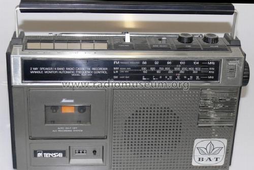 2 Way Speaker/4 Band Radio Cassette Recorder RCR-344; Tensai brand (ID = 1187156) Radio