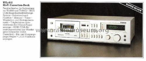 Hi-Fi Stereo Cassette Deck TFL-812; Tensai brand (ID = 2528331) R-Player