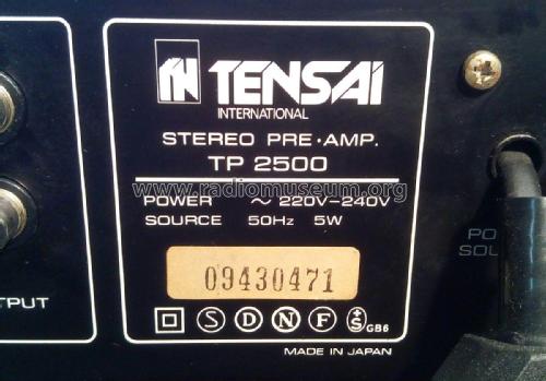 Super Ten - Stereo Pre Amplifier TP-2500; Tensai brand (ID = 2531512) Ampl/Mixer