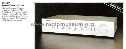 Super Ten - Stereo Pre Amplifier TP-2500; Tensai brand (ID = 2528482) Ampl/Mixer