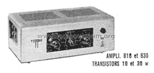 Amplificateur 830; Teppaz; Lyon (ID = 1443866) Ampl/Mixer