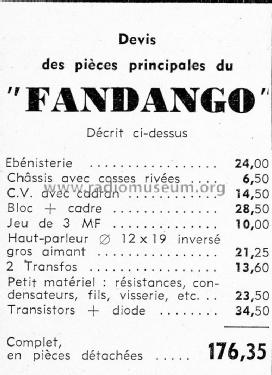 Fandango V ; Teral; Paris (ID = 2714505) Radio