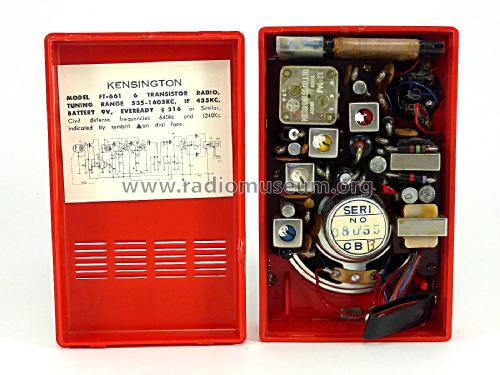 Kensington 6 Transistor FT-661; Terra International; (ID = 2639458) Radio