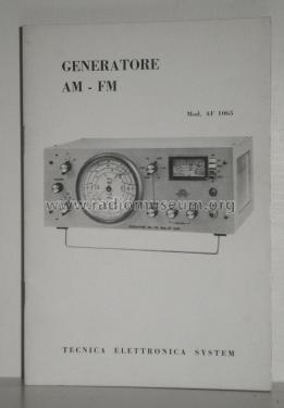 Generatore AM-FM AF-1065; TES - Tecnica (ID = 1756120) Equipment