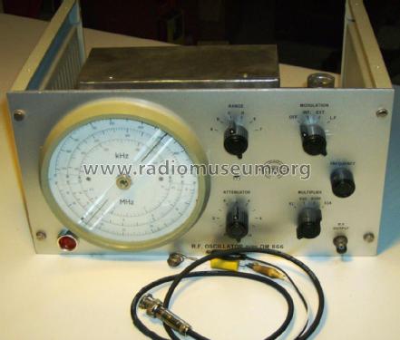 RF Oscillator OM 866; TES - Tecnica (ID = 1916900) Equipment