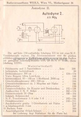 Autodyne-Empf. JS50/2; Tesig; Wien (ID = 2634664) Radio