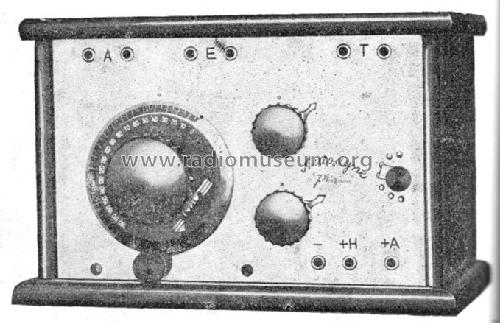 Autodyne-Empf. JS50/2; Tesig; Wien (ID = 39298) Radio