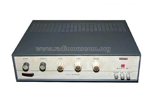 Music 40 AZK400; Tesla; Praha, (ID = 439270) Ampl/Mixer