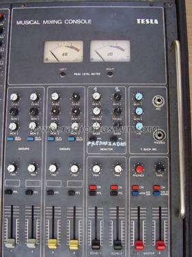 Musical Mixing Console M16-4-4 AZL160; Tesla; Praha, (ID = 705718) Ampl/Mixer