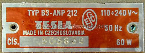 Sonet B3-ANP212; Tesla; Praha, (ID = 738980) Reg-Riprod