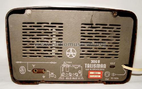 Talisman 306U; Tesla; Praha, (ID = 320062) Radio