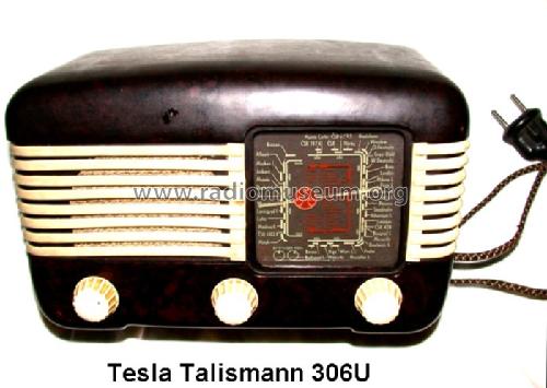 Talisman 306U; Tesla; Praha, (ID = 36800) Radio