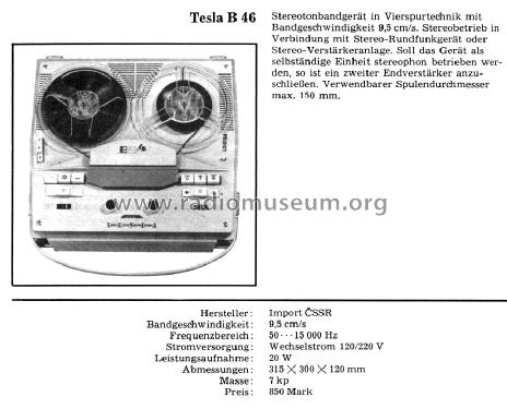 B46 ANP253; Tesla; Praha, (ID = 1593629) R-Player