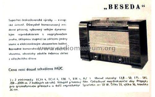 Beseda 845A -45 ; Tesla; Praha, (ID = 2097305) Radio