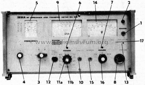 HF Impedanzen- und Übertragungsmeßgerät BM538; Tesla; Praha, (ID = 1420191) Equipment