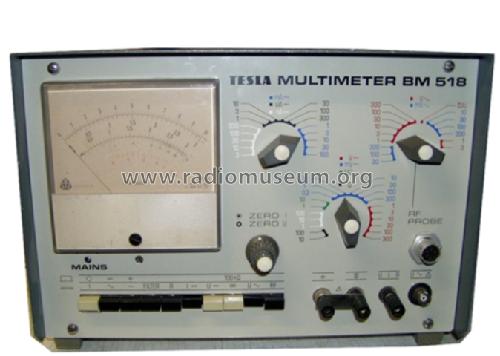 Multimeter BM518; Tesla; Praha, (ID = 1182641) Equipment