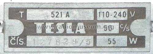 Popular 521A; Tesla; Praha, (ID = 1213953) Radio