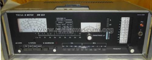 Q-Meter Gütefaktormesser BM560; Tesla; Praha, (ID = 1374489) Equipment