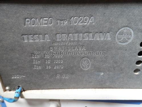 Romeo 1029A; Tesla; Praha, (ID = 1498096) Radio