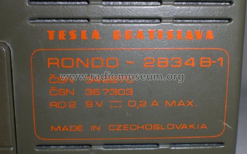 Rondo 2834B1; Tesla; Praha, (ID = 1263146) Radio